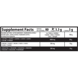 Комплекс аминокислот BCAA 8:1:1 400 g Orange OstroVit