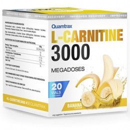 L-карнитин Quamtrax L-Carnitine 3000 20vials (Banana)