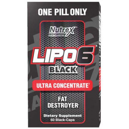 Жироспалювач Nutrex Lipo-6 Black Ultra Concentrate 60 caps Nutrex