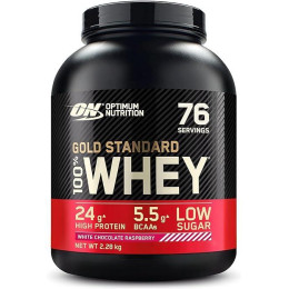 Gold Standard 100% Whey 2273g (White Chocolate Raspbery) EU Optimum Nutrition