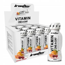 Вітамінно-мінеральний комплекс Iron Flex Vitamin One-A-Day Shot 12x 100 ml (Orange cherry) IronFlex