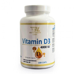 Витамин D3 Bodyperson Labs Vitamin D3 4000 IU 100 caps BodyPerson Labs