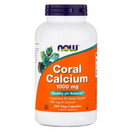 Кораловий кальцій NOW Coral Calcium 1000 mg 250 caps NOW