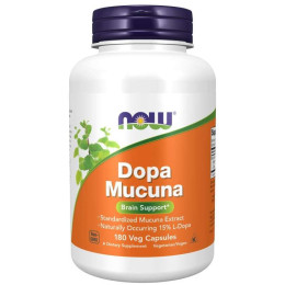 Мукуна жгучая NOW Foods Dopa Mucuna 180 caps NOW