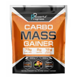 Гейнер Powerful Progress Carbo Mass Gainer 2000 g (Капучино) Powerful Progress