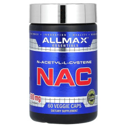 N-ацетилцистеин AllMax Essentials NAC 600 mg 60 Veggie Caps AllMax Nutrition