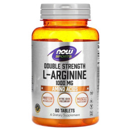 Аргинин NOW Arginine 1000 mg 60 tabs NOW