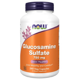 Глюкозамін NOW Glucosamine Sulfate 750 mg 240 caps NOW