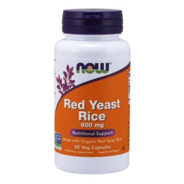 Красный дрожжевой рис Now Foods (Red Yeast Rice) 600 мг 60 капсул