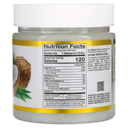 Кокосова олія California Gold Nutrition (Coconut Oil) 473 мл