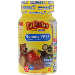 Gummy Vites Complete, L'il Critters, 70 мультивитаминных жевательных конфет