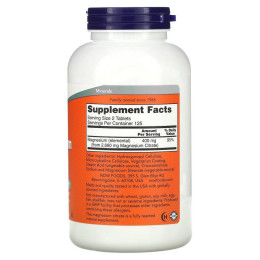 Магний Цитрат Now Foods (Magnesium Citrate) 200 мг 250 таблеток