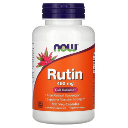 Рутин Now Foods (Rutin) 450 мг 100 капсул