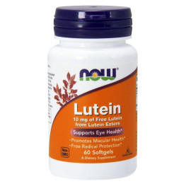 Лютеин Now Foods (Lutein) 10 мг 60 капсул