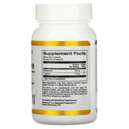 Бенфотіамін California Gold Nutrition (Benfotiamine) 150 мг 30 рослинних капсул