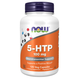 5-HTP 100mg - 120 vcaps Now Foods