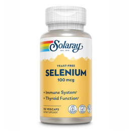 Selenium Yeast Free 100mcg - 90 vcaps Solaray