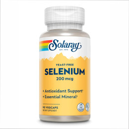 Selenium Yeast Free 200mcg - 90 vcaps Solaray