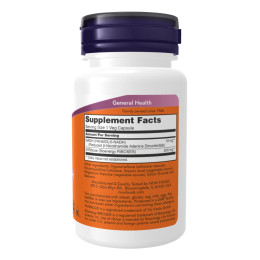 NADH 10mg With 200mg Ribose - 60 vcaps Now Foods