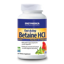 Betaine HCI 600mg - 60 caps Enzymedica