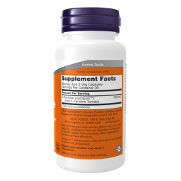 L-Carnitine 250mg - 60 vcaps Now Foods