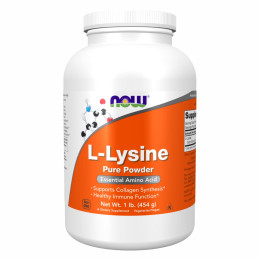 L-Lysine Powder - 454g Now Foods