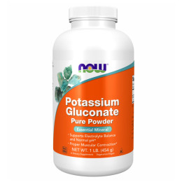 Potassium Gluconate Pure Powder - 454g Now Foods