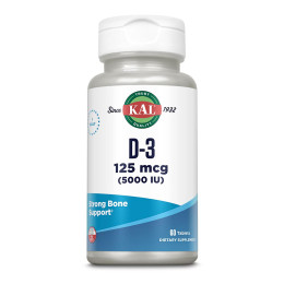 D3 125mcg - 60 tabs KAL