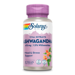 Ashwaganda Root Extract 470mg - 60vcaps Solaray