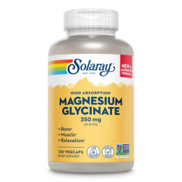 Magnesium Glycinate 350mg - 120 vcaps Solaray