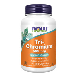 Tri-Chromium 500 mcg - 180 vcaps Now Foods