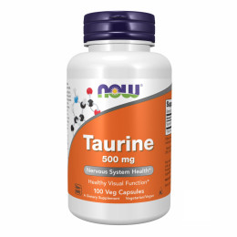 TAURINE 500mg - 100 caps Now Foods