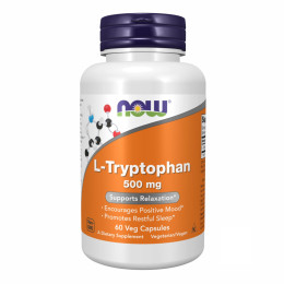 L-TRYPTOPHAN 500mg - 60 vcaps Now Foods