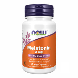 Melatonin 3mg - 60 caps Now Foods