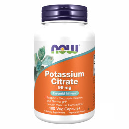 Potassium Citrate - 180 vcaps Now Foods