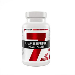 Берберин гідрохлорид 7 Nutrition Berberine HCL Plus (Cinnamon Curcumin Piperine) 100 caps 7Nutrition