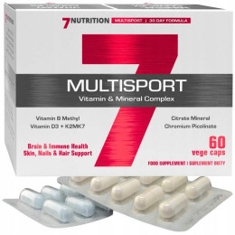 Вітамінно-мінеральний комплекс 7 Nutrition Multisport Vitamin & Mineral Complex, 60 caps 7Nutrition