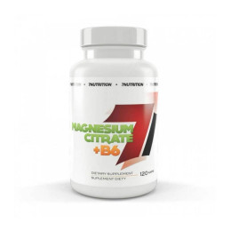 Магній + Вітамін B6 7 Nutrition Magnesium Citrate 700 mg + B6 3 mg, 120caps 7Nutrition