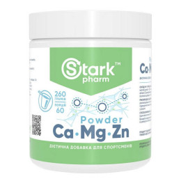 Кальцій, магній та цинк Stark Pharm Calcium Magnesium & Zinc Powder 260 g Stark Pharm