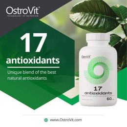 Антиоксиданты Ostrovit 17 Antioxidants 60 caps OstroVit