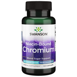 Хром Swanson Niacin-Bound Chromium 200 mcg 120 Capsules Swanson