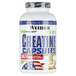 Pure Creatine Capsules 200 caps Weider