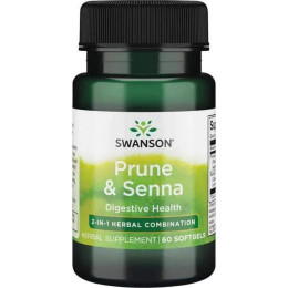 Чернослив и сенна Swanson Prune & Senna 60 Softgels Swanson