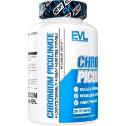 Chromium Picolinate, 1,000 mcg, 30 Capsules Evlution Nutrition