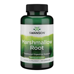 Экстракт корня алтея Swanson Marshmallow Root 500 mg 90 Capsules Swanson