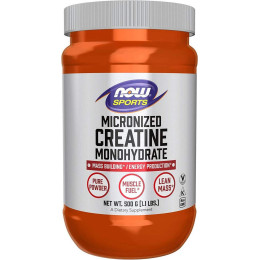 Креатин моногидрат Now Micronized Creatine Monohydrate 500 g NOW