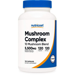 Комплекс грибов Nutricost Mushroom Complex 5,500 mg 120 Capsules Nutricost