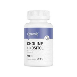 Холин + Инозитол Ostrovit Choline + Inositol 90tabs OstroVit