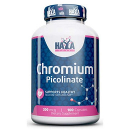 Хром Пиколинат Haya Labs Chromium Picolinate 200mg 100 caps