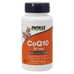 Коэнзим Q10 NOW CoQ10 30 mg 60 caps NOW